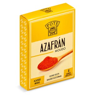 azafran molido 4 sobres 100 mg