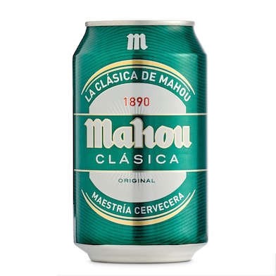 Cerveza clásica Mahou lata 33 cl-0