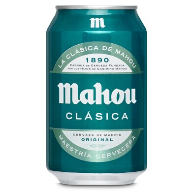 Cerveza clásica Mahou lata 33 cl-0