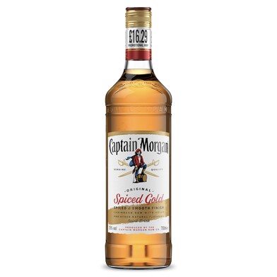 Ron spiced gold Capitán Morgan botella 70 cl-0 Ron spiced gold Capitán Morgan botella 70 cl-0