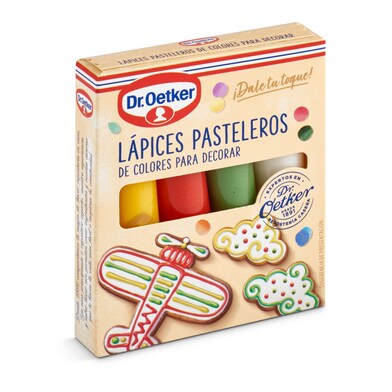 Lápices pasteleros de colores Dr. Oetker caja 76 g-0