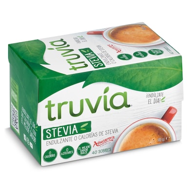 Endulzante de stevia 0 calorías Truvia caja 40 unidades-0