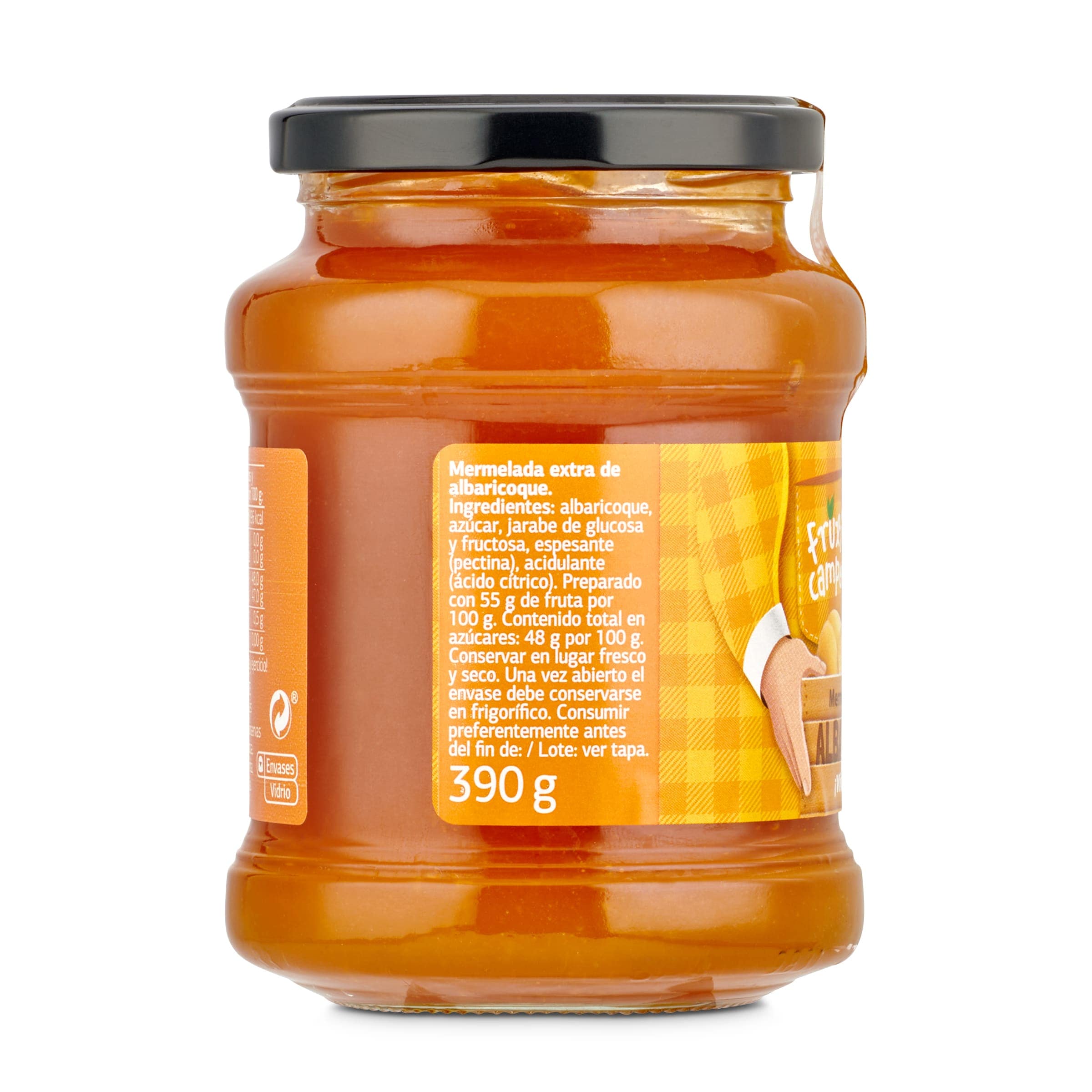 Mermelada de albaricoque extra Dia Fruticampo 390 g