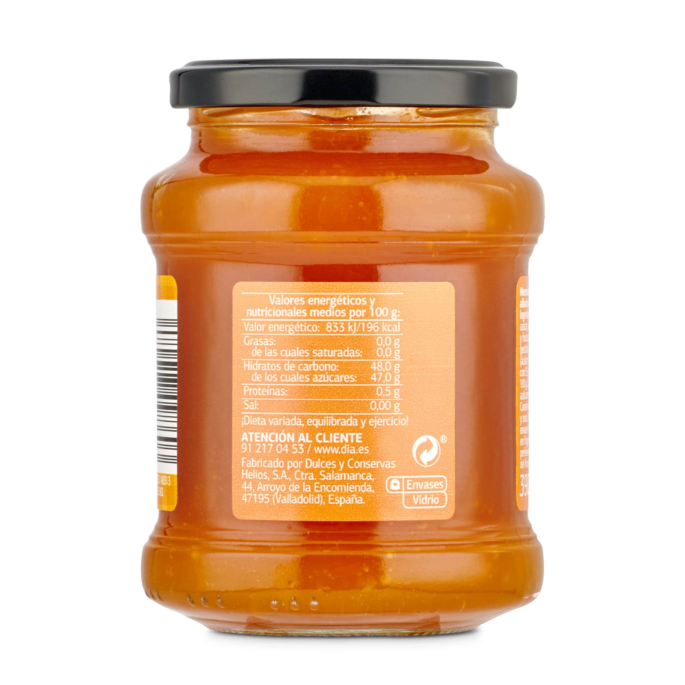 Mermelada de albaricoque extra Dia Fruticampo 390 g