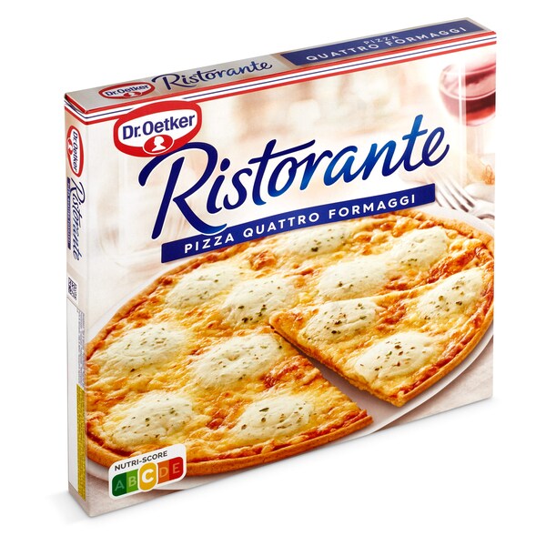 Pizza 4 Quesos Dr. Oetker Ristorante Caja 340 Gr.