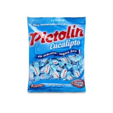 Caramelos de eucalipto sin azúcar Pictolin bolsa 200 g-0