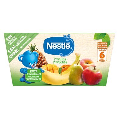 Preparado de 7 frutas sin gluten Nestlé pack 4 x 100 g-1 Preparado de 7 frutas sin gluten Nestlé pack 4 x 100 g-1
