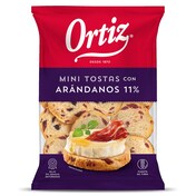 Mini biscotes con arándanos Ortiz bolsa 90 g