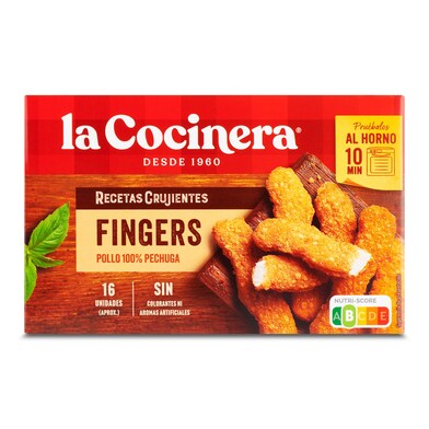 Finger de pollo La cocinera caja 320 g-1 Finger de pollo La cocinera caja 320 g-1