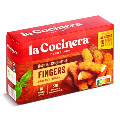 Finger de pollo La cocinera caja 320 g-0 Finger de pollo La cocinera caja 320 g-0