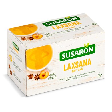 Infusión laxsana sabor ciruela Susaron caja 20 unidades-0