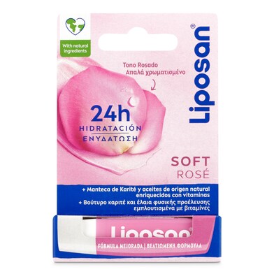 Protector labial soft rose Liposan tubo 1 unidad-1 Protector labial soft rose Liposan tubo 1 unidad-1