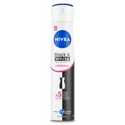 Desodorante invisible black & white Nivea spray 200 ml