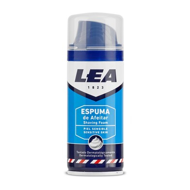 Espuma de afeitar piel sensible formato viaje Lea bote 100 ml-0