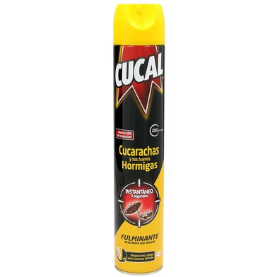 Insecticida para cucarachas y hormigas Cucal spray 750 ml-0