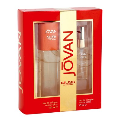 Pack musk colonia 100 ml + perfumador 15 ml Jovan estuche 100 ml-0