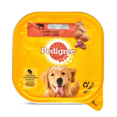 Paté para perros mini con buey e hígado Pedigree tarrina 300 g-0