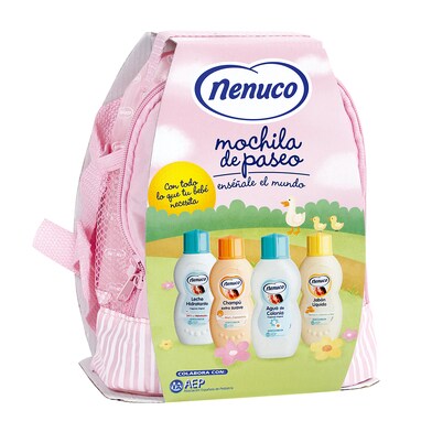 Mochila rosa Nenuco 1 unidad-0 Mochila rosa Nenuco 1 unidad-0