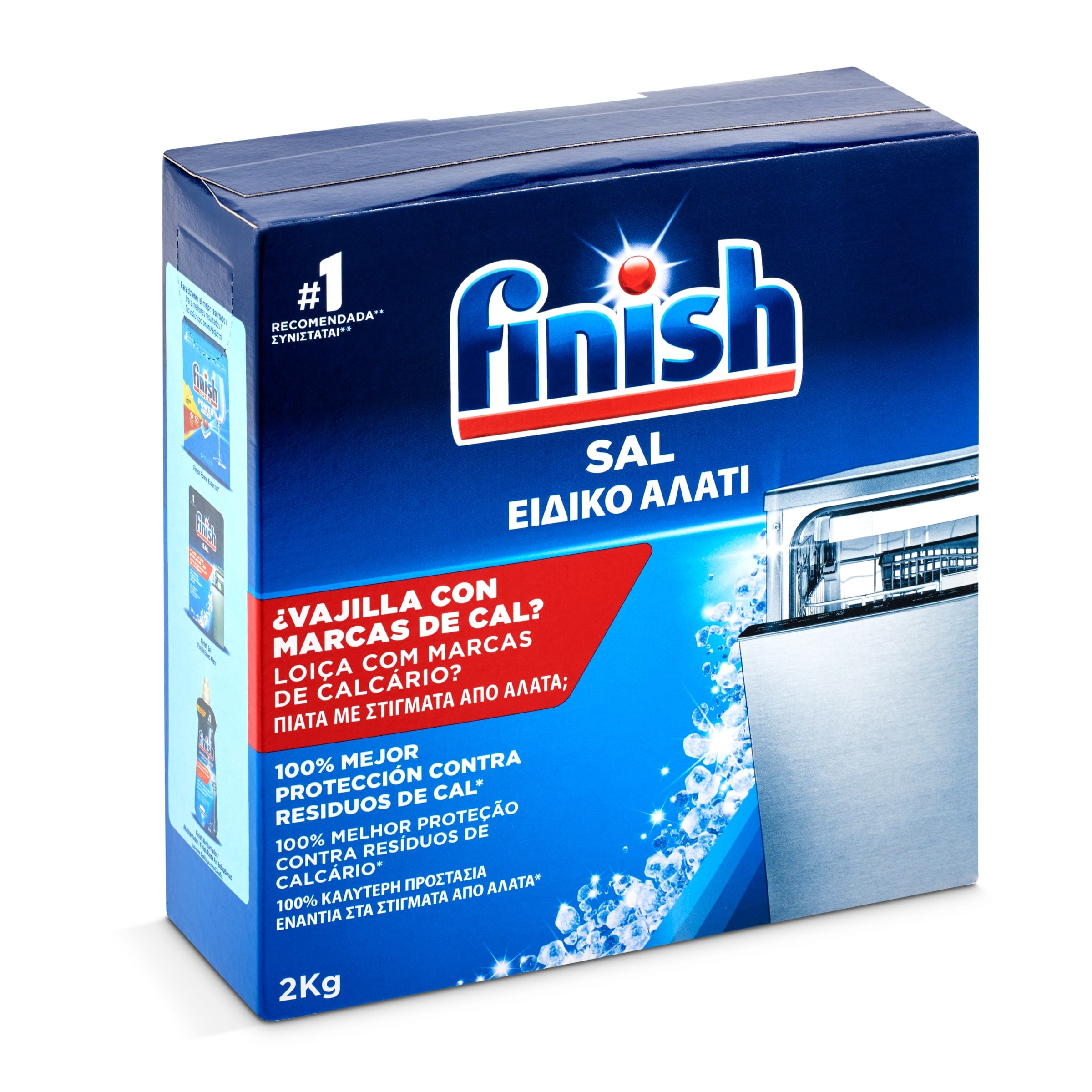 Sal para lavavajillas Finish caja 2 Kg - Supermercados DIA