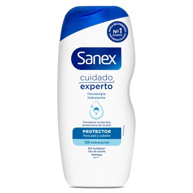 Gel de ducha dermo protector piel normal Sanex botella 250 ml-0