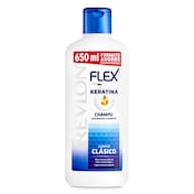 Champú con keratina para cabello normal Flex botella 650 ml