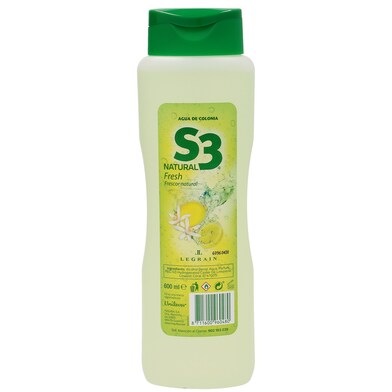 Colonia natural fresh bote S-3 botella 600 ml-0 Colonia natural fresh bote S-3 botella 600 ml-0