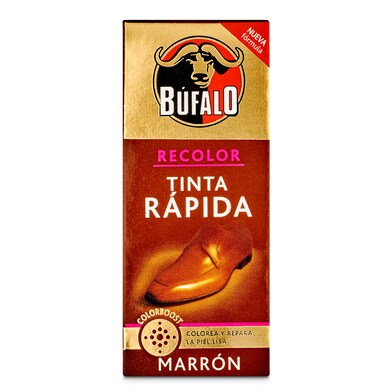 Tinta rápida para zapatos color marrón Bufalo 25 ml-0 Tinta rápida para zapatos color marrón Bufalo 25 ml-0