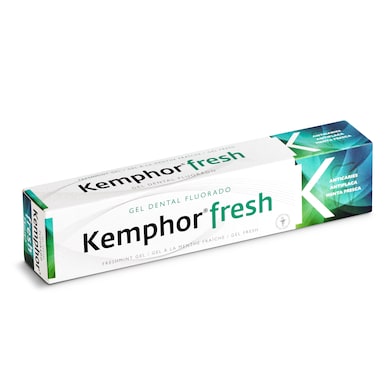 Pasta dentífrica fresh gel fluorado Kemphor tubo 75 ml-0