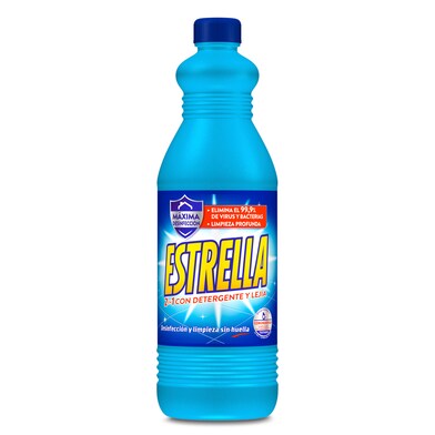 Lejía con detergente Estrella botella 1.35 l-0 Lejía con detergente Estrella botella 1.35 l-0
