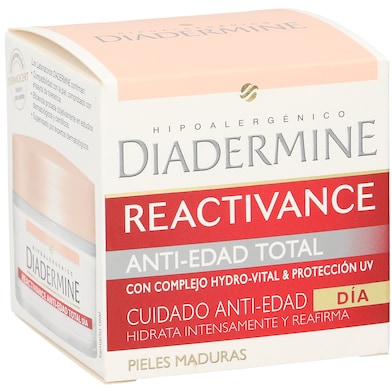 Crema facial de día antiedad total Diadermine caja 50 ml-0