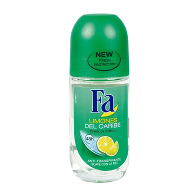 Desodorante roll-on limones del caribe Fa frasco 50 ml-0