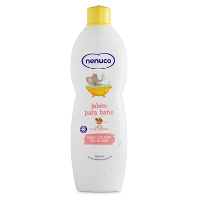 Jabón de baño hidratante con leche y almendras dulces NENUCO BOTELLA 750 ML-1 Jabón de baño hidratante con leche y almendras dulces NENUCO BOTELLA 750 ML-1