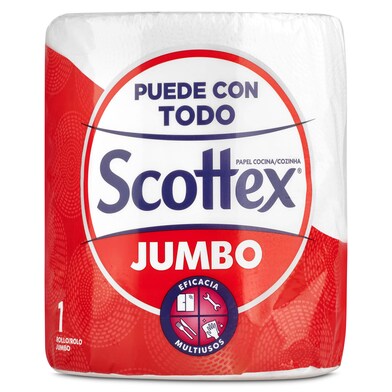 Papel de cocina jumbo Scottex bolsa 1 unidad-1 Papel de cocina jumbo Scottex bolsa 1 unidad-1