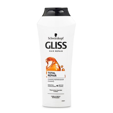 Champú reparador total Gliss botella 250 ml-0 Champú reparador total Gliss botella 250 ml-0