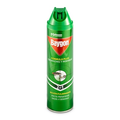 Insecticida para cucarachas y hormigas Baygon 600 ml-0