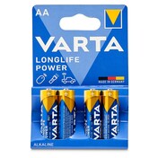 Pila alcalina power aa Varta blister 4 unidades