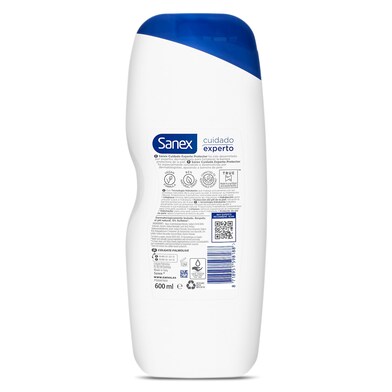 Gel de ducha piel muy seca cuidado experto Sanex botella 600 ml-1 Gel de ducha piel muy seca cuidado experto Sanex botella 600 ml-1