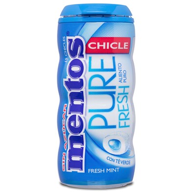 Chicles sabor menta fresca sin azúcar Mentos 45 g-0