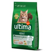 Alimento para gatos adultos sabor pollo Ultima bolsa 1.5 Kg