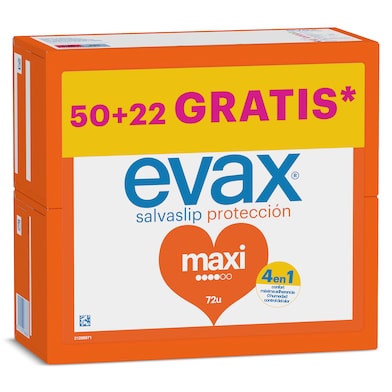 Protegeslip maxi Evax 72 unidades-0 Protegeslip maxi Evax 72 unidades-0