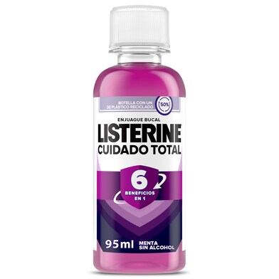 Enjuague bucal cuidado total formato viaje Listerine bote 95 ml-0 Enjuague bucal cuidado total formato viaje Listerine bote 95 ml-0