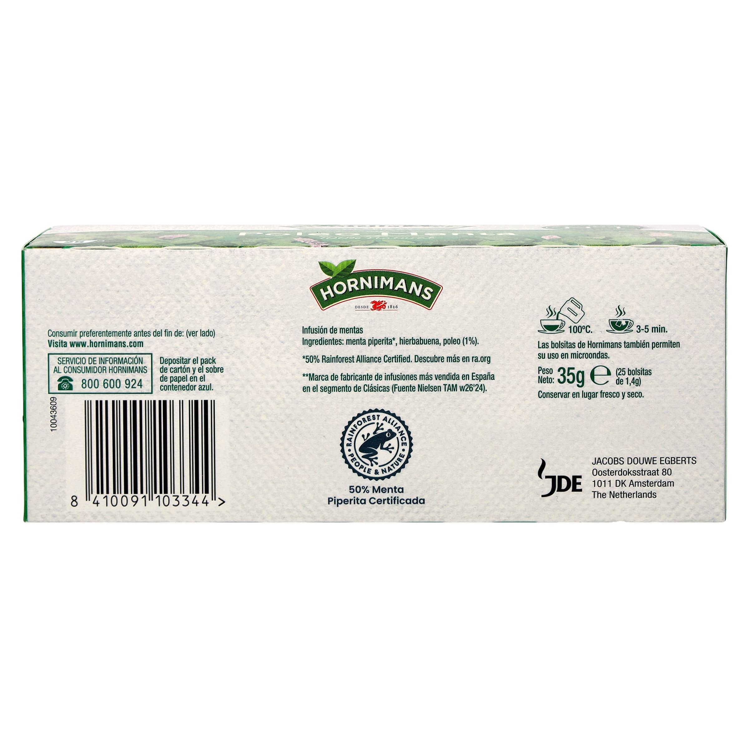 Poleo menta Hornimans 25 unidades