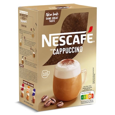 Cafe capuccino Nescafé caja 140 g-0