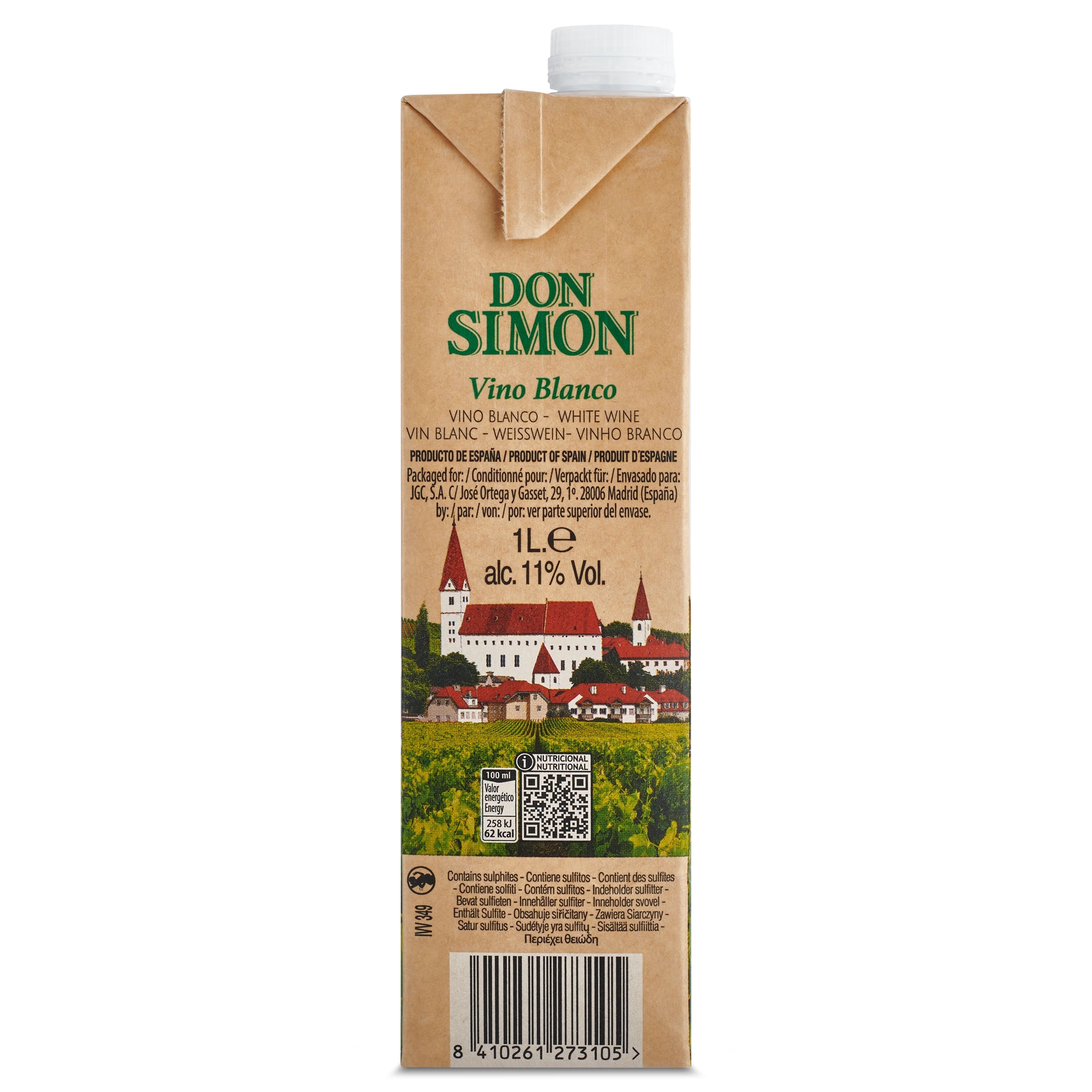 Vino blanco Don Simón 1 L