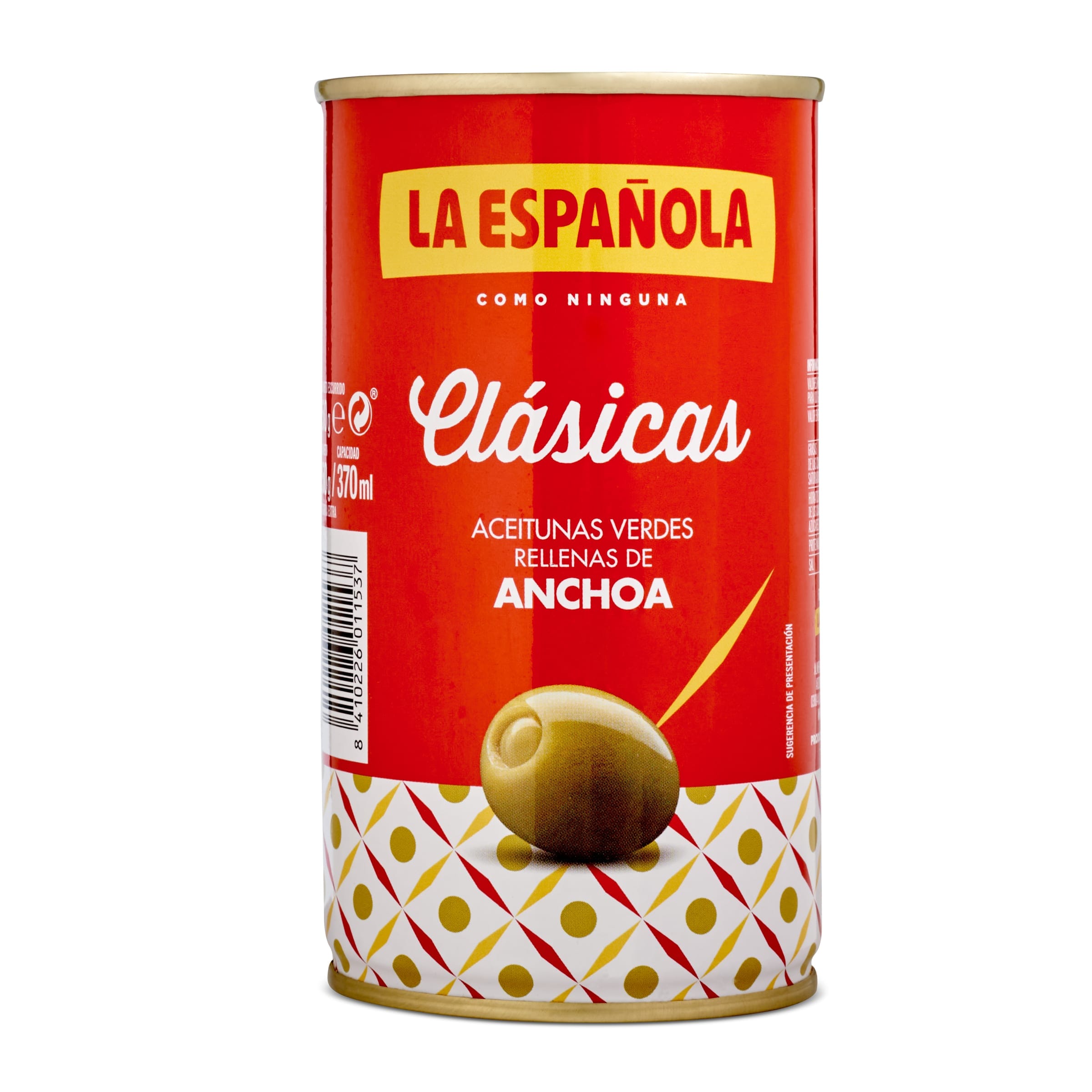 Aceitunas rellenas de anchoa La española lata 150 g - Supermercados DIA