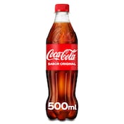 Refresco de cola clásica Coca-Cola botella 500 ml