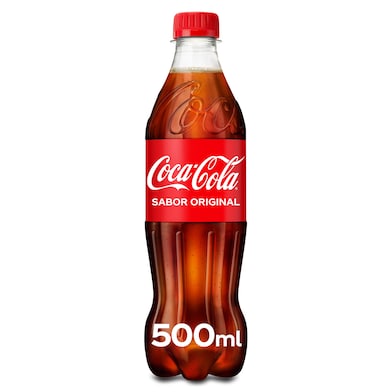 Refresco de cola clásica Coca-Cola botella 500 ml-0