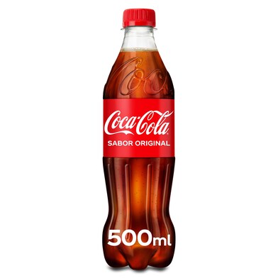 Refresco de cola clásica Coca-Cola botella 500 ml-0