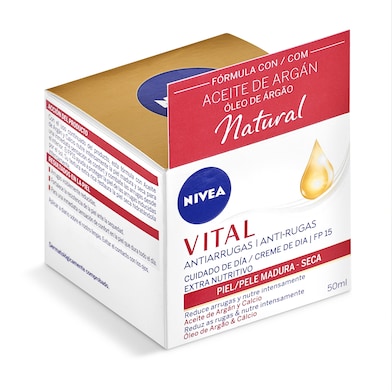 Crema de día extra nutritivo antiarrugas piel seca Nivea 50 ml-0