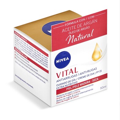 Crema de día extra nutritivo antiarrugas piel seca Nivea 50 ml-0